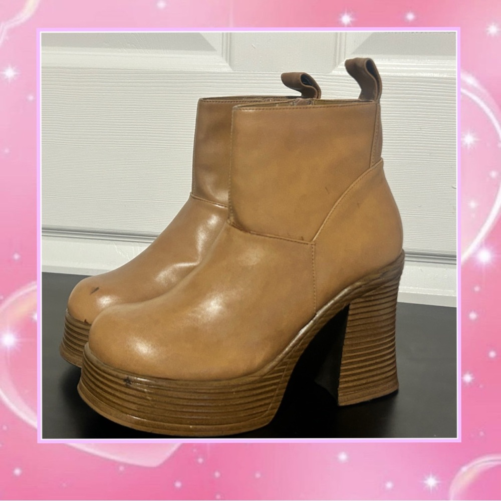 Vintage 90s Y2K Chunky Platform Boots - Picture 3 of 4